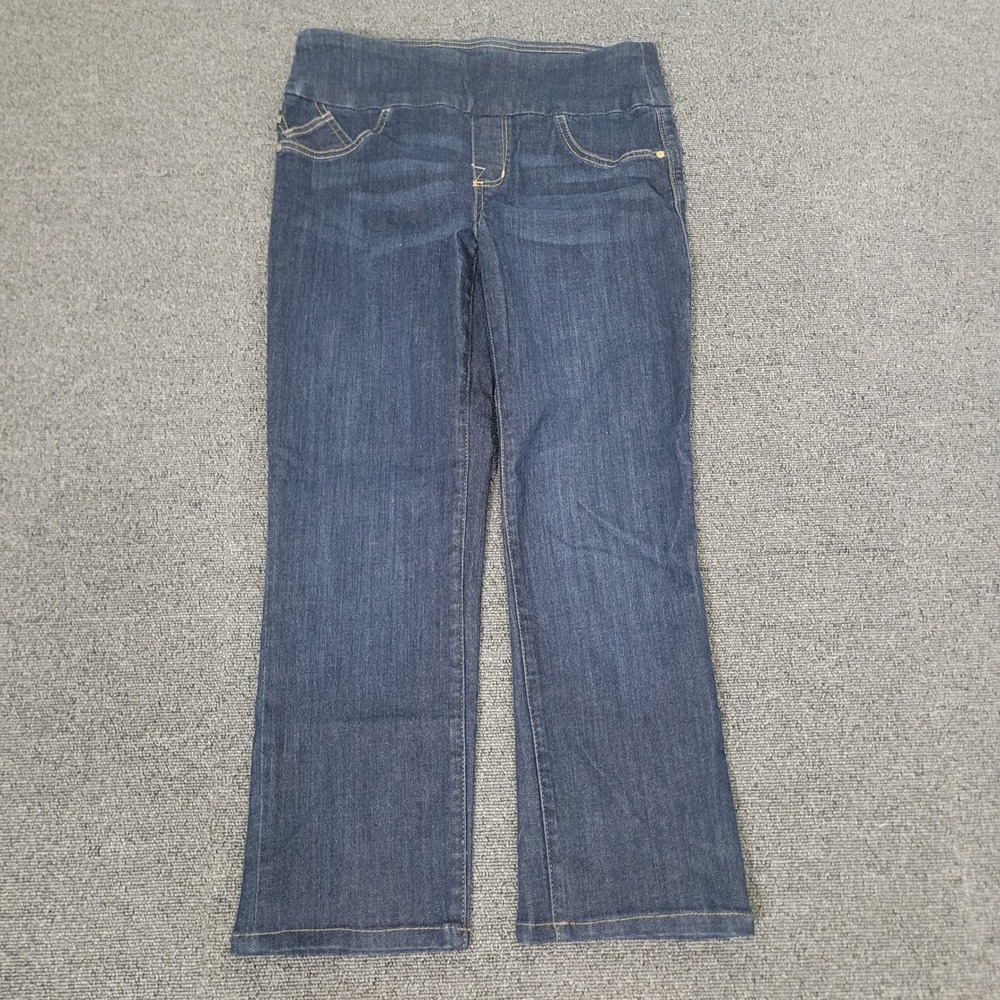 Rock & Republic Size 12 Jeans Womens Fever Slimming Denim Rx Dark Wash Pull On